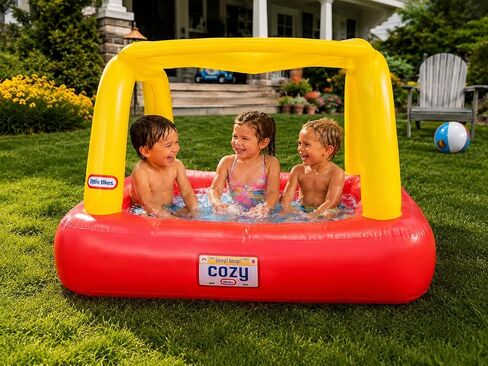 Little Tikes Cozy Coupe Inflatable Kiddie Pool with Sun Shade in Saudi Arabia