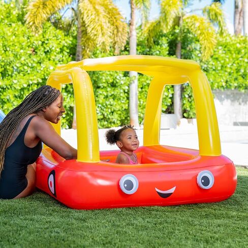 Little Tikes Cozy Coupe Inflatable Kiddie Pool with Sun Shade in Saudi Arabia