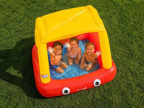 Little Tikes Cozy Coupe Inflatable Kiddie Pool with Sun Shade in Saudi Arabia