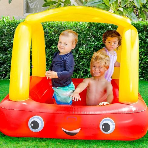 Little Tikes Cozy Coupe Inflatable Kiddie Pool with Sun Shade in Saudi Arabia