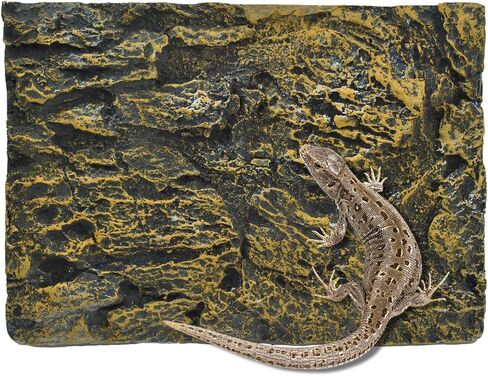 Reptile Tank Background Board Rock Terrarium Cork Background Board 3D Wall Backdrop Aquarium DéCor Backgrounds Amphibian Habitat Decoration for Lizards Leopard Gecko Bearded Dragons Turtle in Kuwait