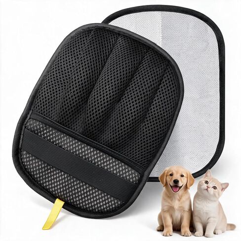 Pet Hair Removal Glove for Dogs & Cats, Reusable Couch Carpet Car Fur Mitt in Saudi Arabia