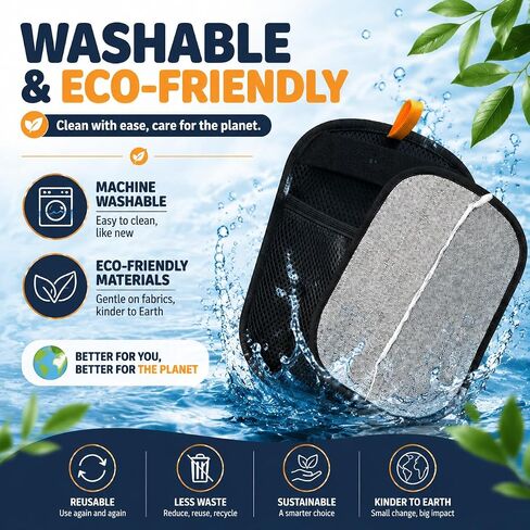 Pet Hair Removal Glove for Dogs & Cats, Reusable Couch Carpet Car Fur Mitt in Saudi Arabia