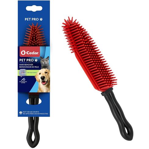 O-Cedar Pet Pro Hair Remover | Electrostatic Pet Hair Removal Brush for Furniture & Carpets | Reusable & Rinse Clean | No Sticky Sheets or Refills in Kuwait