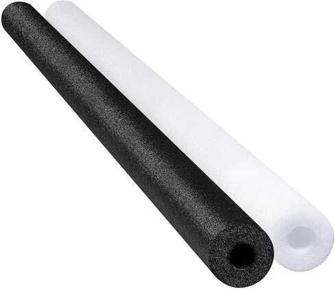 2Pcs Pool Noodles Swim Noodles 59 inch Foam Tubes for Party Exercise Black and White in Kuwait
