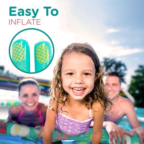 4E's Novelty 4 Ft Inflatable Noodles for Pool - 2 Pack- 48" PVC Giant Blow up Pool Noodles Jumbo Floats for Adults Swimming Pool in Kuwait