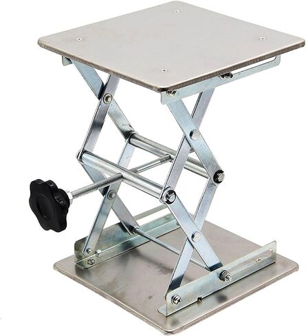 HFS(R) Plate 6x6" Overall Height 10" Lab Jack Scissor Stand Platform Lab Load Bearing 8kg/17.6lbs in Kuwait