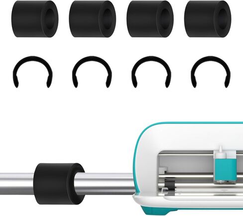 Cricut Joy Roller Replacement, 4PCS Rubber Rollers with Retaining Clips in Kuwait