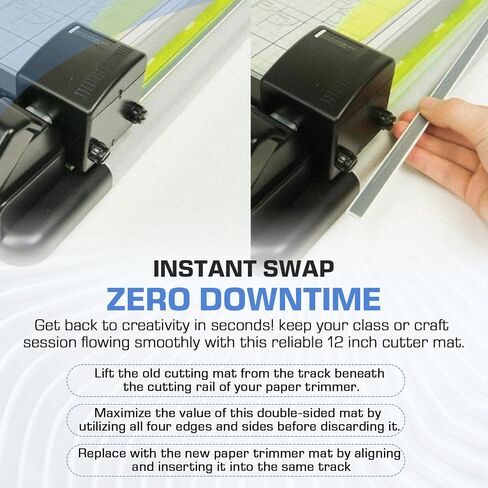 2 Pack RM-12 Cutting Mat Replacement for All 12" Paper Trimmers in Kuwait