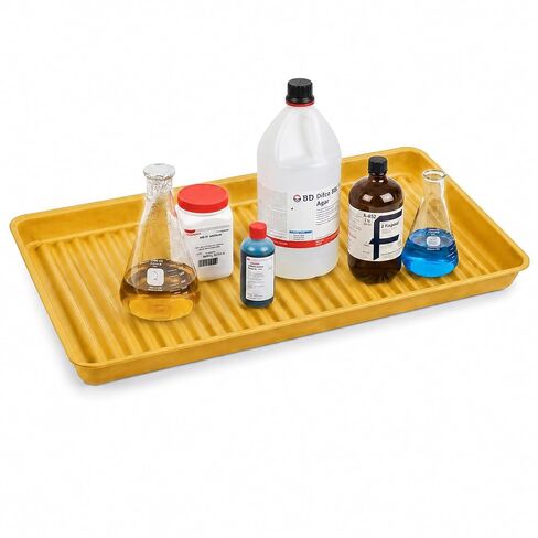 Eagle 1677 HDPE Containment Utility Tray, 36" Length x 18" Width x 2" Height in Kuwait