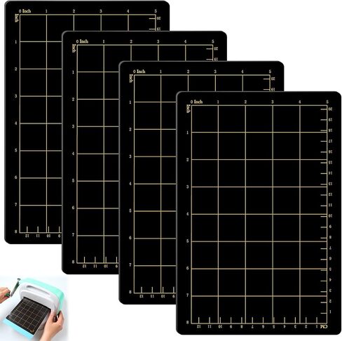 Copkim 4 Pcs Magnetic Cutting Plates Die Cut Machine 6'' x 9" Grids in Saudi Arabia