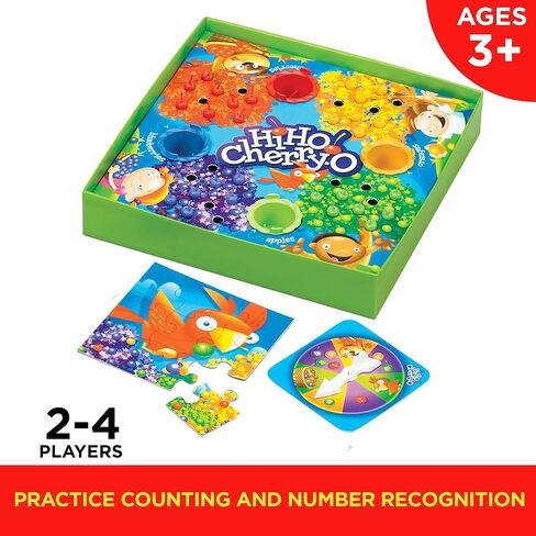 Hasbro Gaming Hi Ho Cherry-O Board Game for 2 to 4 Players Kids Ages 3 and Up (Amazon Exclusive) in Kuwait