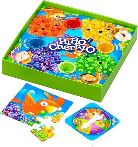 Hasbro Gaming Hi Ho Cherry-O Board Game for 2 to 4 Players Kids Ages 3 and Up (Amazon Exclusive) in Kuwait