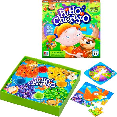 Hasbro Gaming Hi Ho Cherry-O Board Game for 2 to 4 Players Kids Ages 3 and Up (Amazon Exclusive) in Kuwait