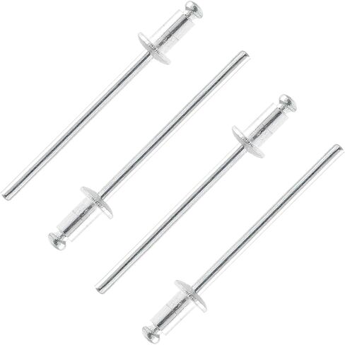 100Pcs Aluminum Pop Rivets 3/16" x 1" (Diameter x Grip Length), Dome Head Blind Rivets for Sheet Metal Automotive Railway in Kuwait