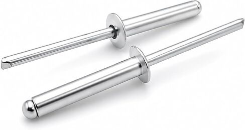 25 Qty 304 Stainless Steel Blind Rivets (#6-12) 3/16" Diameter x 3/4" Grip (BCP864) in Kuwait
