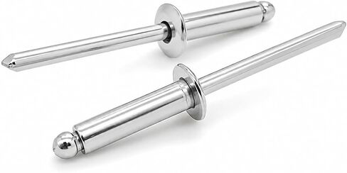 25 Qty 304 Stainless Steel Blind Rivets (#6-12) 3/16" Diameter x 3/4" Grip (BCP864) in Kuwait