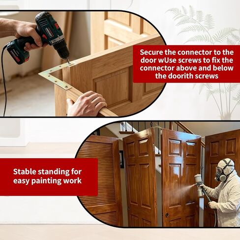 5 Pack Door Painting Stands Up to 6 Full-Size Doors in Kuwait