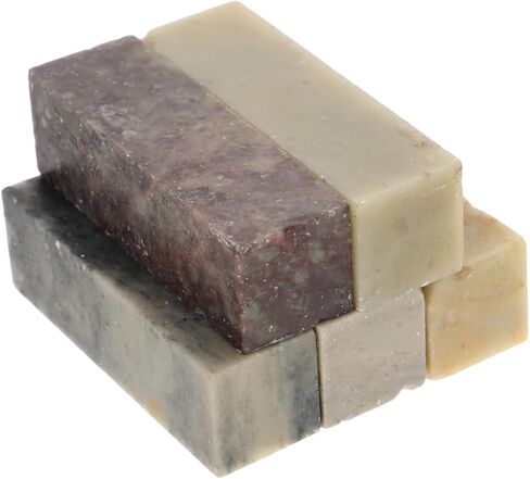 TEHAUX 5 Pcs Soapstone Carving Blocks, Qingtian Seal Stone Blanks in Kuwait