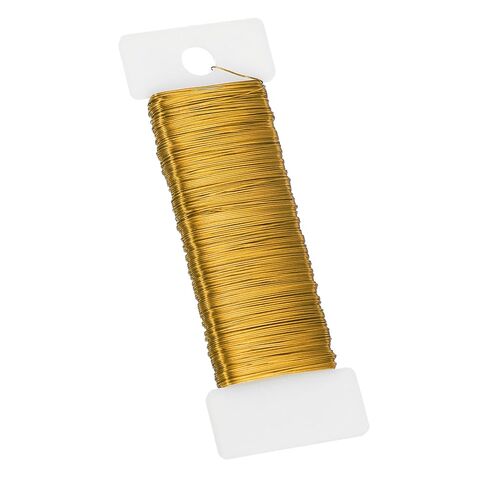 PATIKIL 24 Gauge Floral Flexible Paddle Wire, 38 Yard (115 Feet) Florist Wreath Wire for Crafts Flower Arrangement, Green in Kuwait