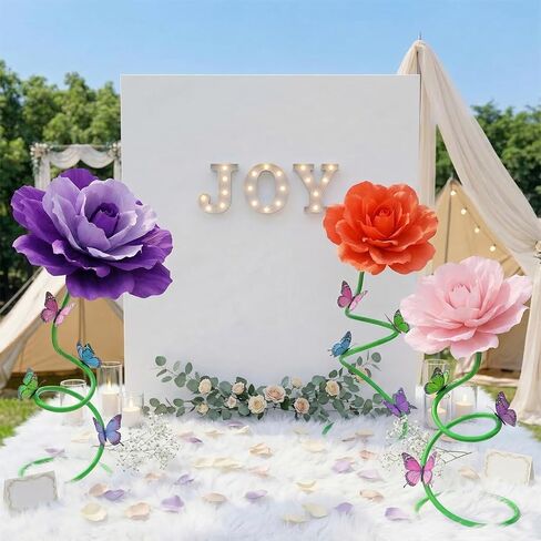 Tlence 6 Pack 78.7 Inch Flexible PVC Pipe for Artificial Flowers, 12MM Diameter Bendable Aluminum Plastic Pipes, Fake Flower Stem Tubing for Balloon Arches, Floral Wedding Decor, Prop Building in Saudi Arabia