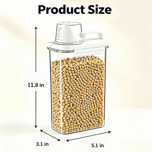 Rice Storage Container, 3-5 Lbs Cereal Containers Storage, Rice Dispenser in Saudi Arabia