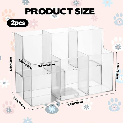 2 Pcs Lickable Cat Treats Organize, 2-Tier Acrylic Squeeze Up Cat Food Storage Container for Lickable Wet Cat Treats Storage Holder for Kitchen Cabinet Pantry Shelf Kitchen Storage Holder Container in Kuwait