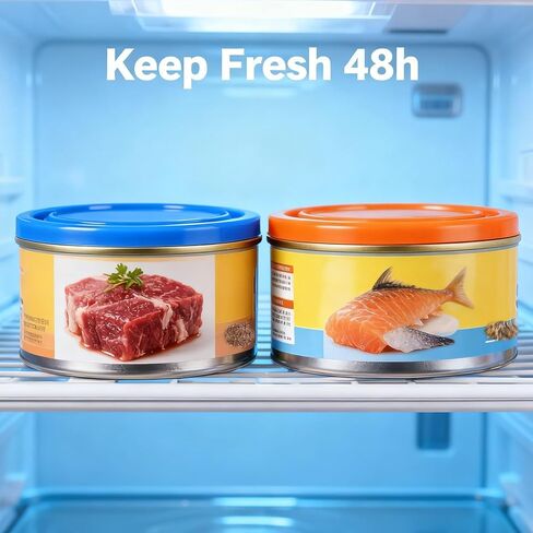 Food Can Lids 2 Pack, Universal Silicone Covers, Airtight Flexible Can Toppers, for Dog Cat Food Storage Containers in Kuwait