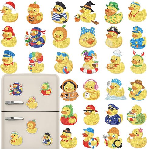 16 Pcs Horror Diamond Painting Magnets Kits Diamond Art Fridge Magnet Refrigerator Sticker Diamond Painting kit for Beginners Adults DIY Art Craft Gifts Home Decors in Kuwait