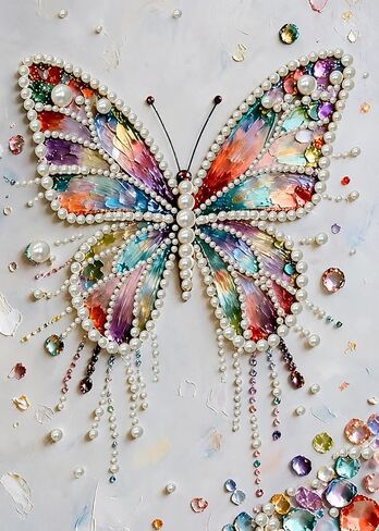 Christmas Tree Diamond Art Pearl Painting Kits for Adults, 3D Special Shape Pearl Diamond Art Kits for Adults Beginners, DIY Plastic Pearl Painting Gem Crafts for Home Wall Decor 11.8x15.7 Inch in Kuwait