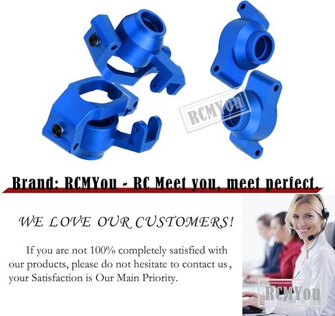 RC Caster Blocks C-hubs&Steering Blocks&Carriers Stub Axle Upgrades Part for 1/10 Maxx WideMaxx,Aluminum Hops Up for RC Truck Mode #89086-4,#89076-4,Replace #8932,8937,8952,Navy Blue in Kuwait