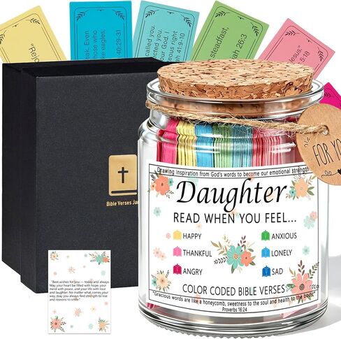 Bible Verses Jar Gift Set for Daughter in Kuwait