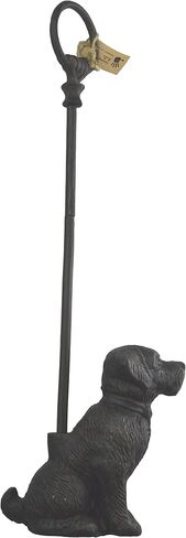 LuLu Decor, Cast Iron Decorative Dog Door Stopper with Rod, 5 lbs in Kuwait