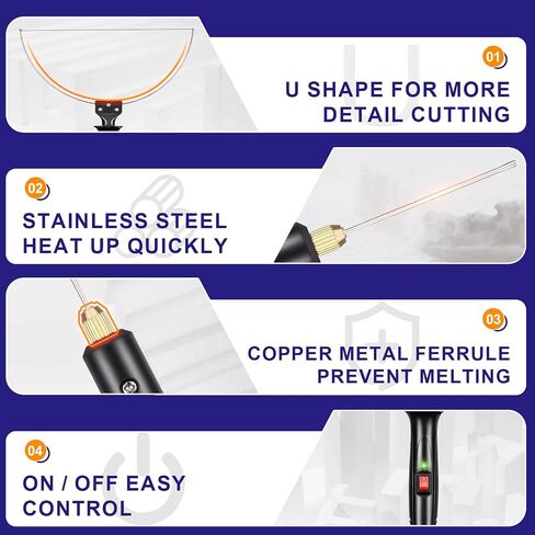 18W Hot Knife Cutting Tool for Medium/Low Pearl Cotton, EPP, KT Board, EPS in Kuwait