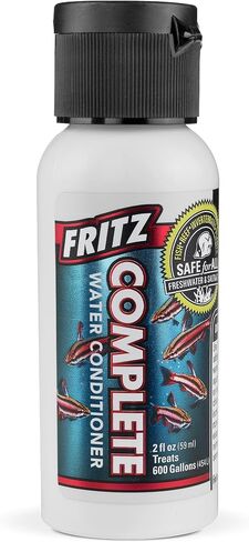 Fritz Aquatics Fritz Complete Water Conditioner/Dechlorinator Instantly Removes Chlorine & Chloramines/Detoxifies Nitrite & Nitrate for Fresh & Salt Water Aquariums (16-Ounce) in Kuwait