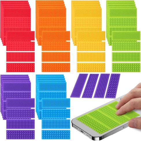 Shappy 144 Pcs Silicone Textured Sensory Stickers for Anxiety, Classic in Kuwait
