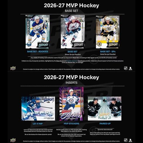 2026-27 Upper Deck MVP Hockey Blaster Box in Kuwait