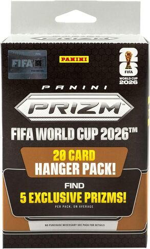 2026 Panini Prizm World Cup Soccer Exclusive Trading Cards Hanger Box in Kuwait