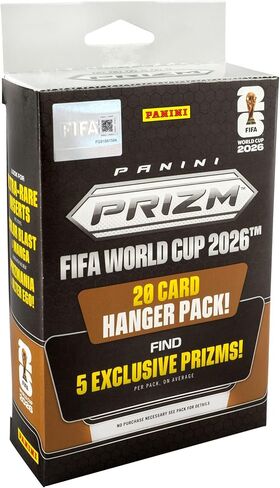 2026 Panini Prizm World Cup Soccer Exclusive Trading Cards Hanger Box in Kuwait