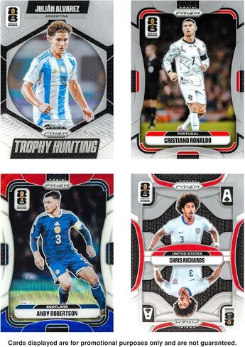 2026 Panini Prizm World Cup Soccer Exclusive Trading Cards Hanger Box in Kuwait
