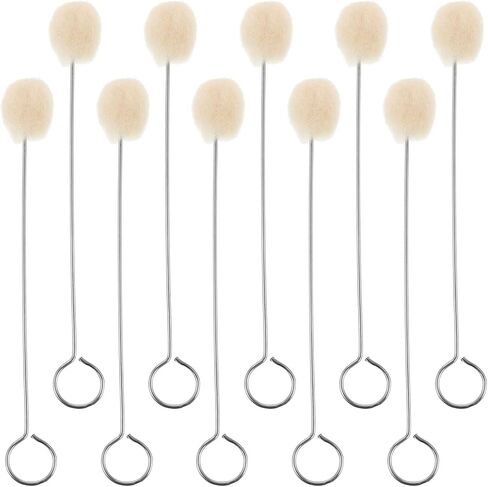 10pcs Leather Dye Wool Dauber Brush with Metal Handle for and Shoes in Saudi Arabia