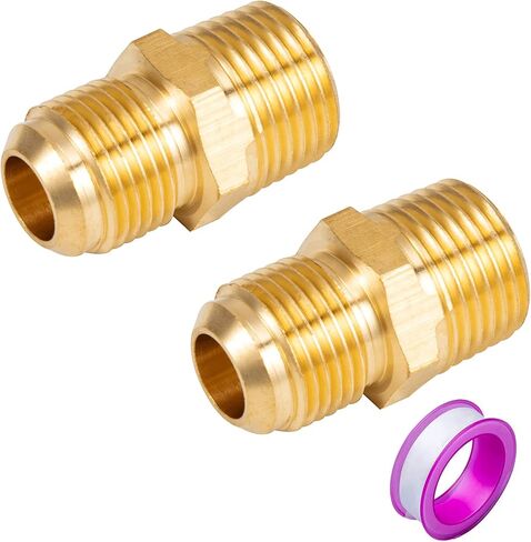 30PCS 3/8-Inch Brass Compression Cap Stop Valve Cap,Brass Compression Fitting in Kuwait
