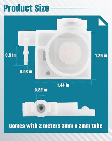 Ink Tube and Damper Set Fit for E-pson L1800 R1390, Ink Damper Dumper with Pipeline in Kuwait