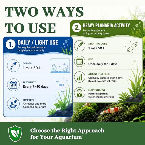 No Planaria & Hydra Support, Aquarium Balance Formula for Shrimp & Fish in Kuwait
