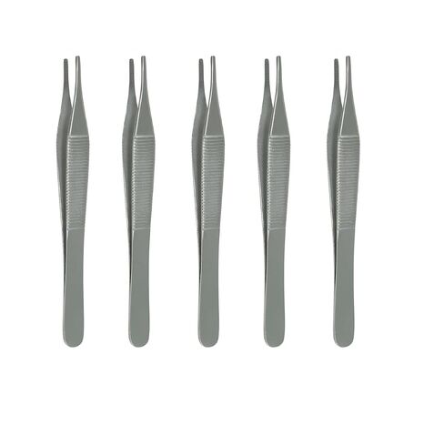 Adson Dressing Surgical Forceps 4 3/4 inch Serrated Pack of 5 in Kuwait