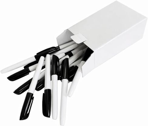 (PACK of 60/1.2mm Bullet-Tip/Black) Water-Based ink,Odorless,Non-Toxic,Clean Barrel Edition,Bulk Pack,Exceptional Value,designed for organizations, educators,&retailers in Saudi Arabia