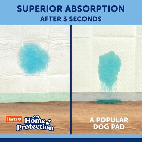 Hartz Home Protection Super Absorbent Odor Eliminating No Leaks Dog Pads, 50 Count in Saudi Arabia