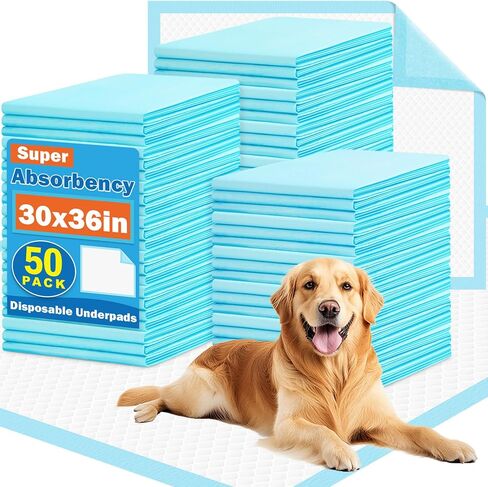 50 Pack Puppy Pads 30"x36", Extra Large Pee Pads for Dogs in Kuwait