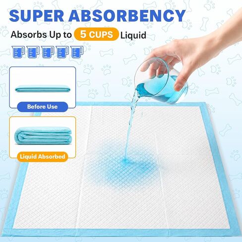 50 Pack Puppy Pads 30"x36", Extra Large Pee Pads for Dogs in Kuwait