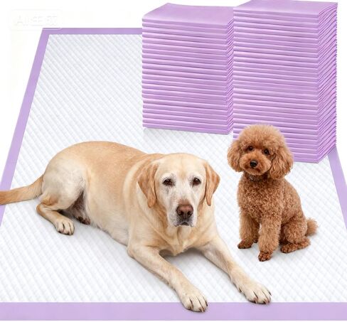 Gimars XL 6-Layer Ultra Absorbent 1200ml 48-Hour Leak-Proof Dog Pee Pads, Quick Dry Extra Large Puppy Pads for Puppy Training, Senior & Incontinent Dogs, Cats, Overnight Use, 28"x34", 30 Count in Kuwait